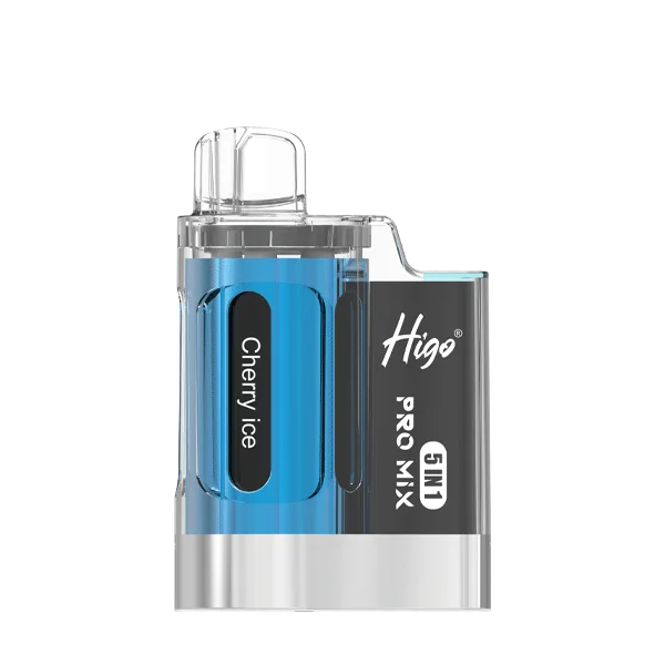 Higo Pro Mix 5-in-1 Prefilled Rechargeable Pod Kit Cherry Edition – versatile pod vape kit with multiple flavors and rechargeable design.