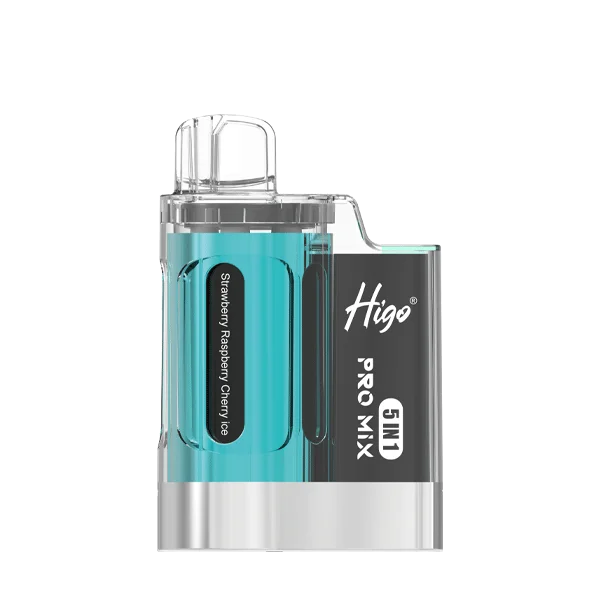 Higo Pro Mix 5-in-1 Prefilled Rechargeable Pod Kit Ice Edition – versatile pod vape kit with multiple flavors and rechargeable design.