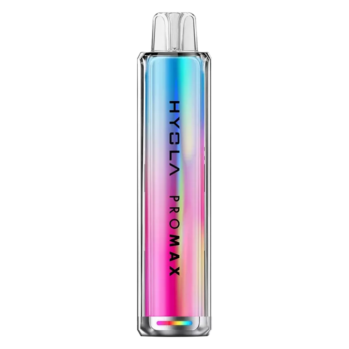 Hyola Pro Max 8000 Prefilled Pod Kit in Blueberry Raspberry – rechargeable disposable-style pod kit with 650mAh battery, prefilled 2ml pods, and up to 8000 puffs in sweet Banana Ice flavour.