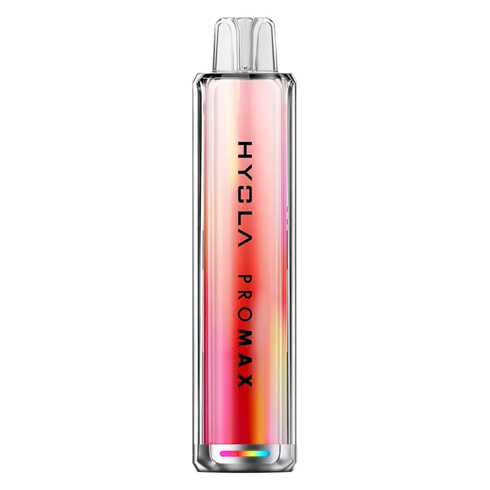 Hyola Pro Max 8000 Prefilled Pod Kit in Cherry Ice – rechargeable disposable-style pod kit with 650mAh battery, prefilled 2ml pods, and up to 8000 puffs in sweet Banana Ice flavour.