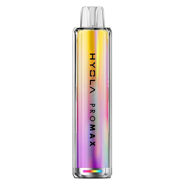 Hyola Pro Max 8000 Prefilled Pod Kit in Guava Passion Pineapple – rechargeable disposable-style pod kit with 650mAh battery, prefilled 2ml pods, and up to 8000 puffs in sweet Banana Ice flavour.