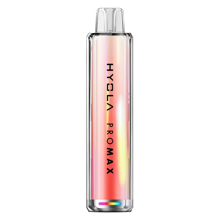 Hyola Pro Max 8000 Prefilled Pod Kit in Juicy Peach – rechargeable disposable-style pod kit with 650mAh battery, prefilled 2ml pods, and up to 8000 puffs in sweet Banana Ice flavour.