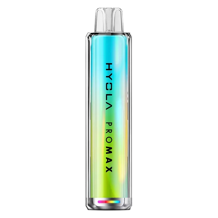 Hyola Pro Max 8000 Prefilled Pod Kit in Lemon Blue Lime – rechargeable disposable-style pod kit with 650mAh battery, prefilled 2ml pods, and up to 8000 puffs in sweet Banana Ice flavour.