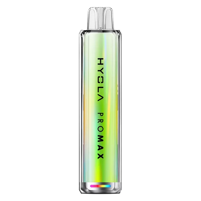 Hyola Pro Max 8000 Prefilled Pod Kit in Lemon Lime – rechargeable disposable-style pod kit with 650mAh battery, prefilled 2ml pods, and up to 8000 puffs in sweet Banana Ice flavour.