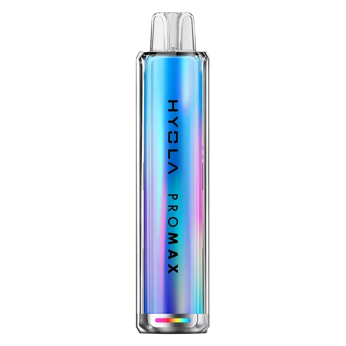 Hyola Pro Max 8000 Prefilled Pod Kit in Mad Blue – rechargeable disposable-style pod kit with 650mAh battery, prefilled 2ml pods, and up to 8000 puffs in sweet Banana Ice flavour.