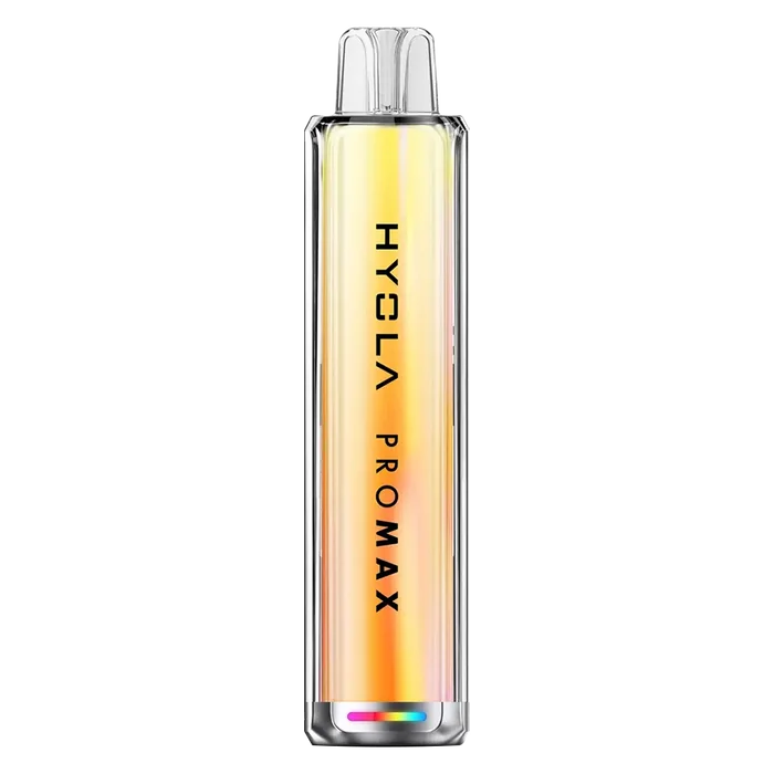 Hyola Pro Max 8000 Prefilled Pod Kit in Triple Mango – rechargeable disposable-style pod kit with 650mAh battery, prefilled 2ml pods, and up to 8000 puffs in sweet Banana Ice flavour.