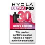 HYOLA Ultra 30K Prefilled Pods – premium high-capacity prefilled pod vape in berry edition flavour-focused design.