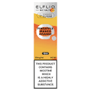 Packaging for ELFBAR ElfLiq Nic Salts featuring Pineapple Mango Orange flavor. The package includes a box and a 10ml bottle of the e-liquid.