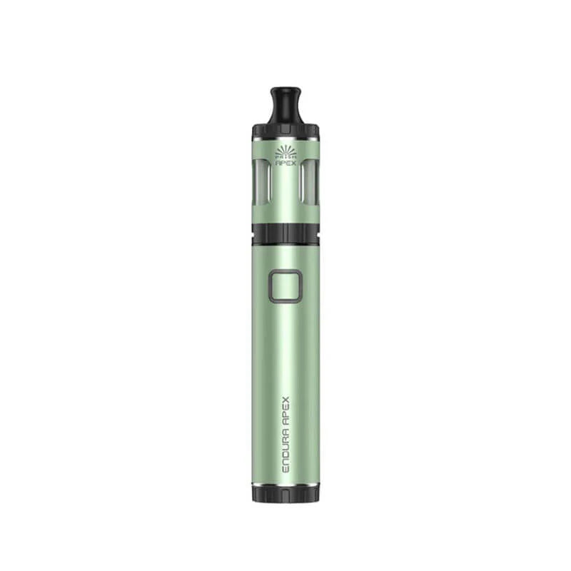 Innokin Endura Apex Vape Kit in Green – pen-style vape kit with 1800mAh battery, 2ml Prism Apex tank, and compatibility with Prism-S coils for smooth MTL vaping.