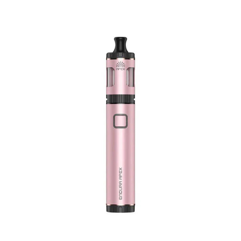 Innokin Endura Apex Vape Kit in Pink – pen-style vape kit with 1800mAh battery, 2ml Prism Apex tank, and compatibility with Prism-S coils for smooth MTL vaping.