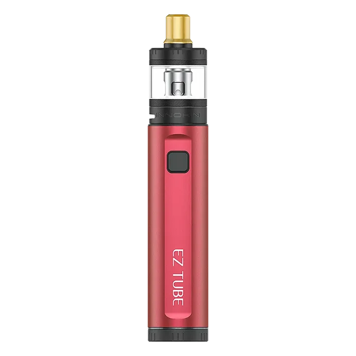 Innokin EZ Tube Zenith Minimal Vape Kit in Crimson Red – adjustable tube-style vape kit with Zenith tank for reliable performance.