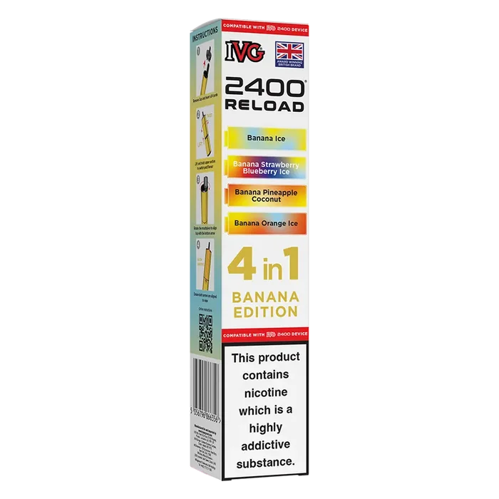 IVG 2400 4in1 Multi Flavour Edition Prefilled Pods