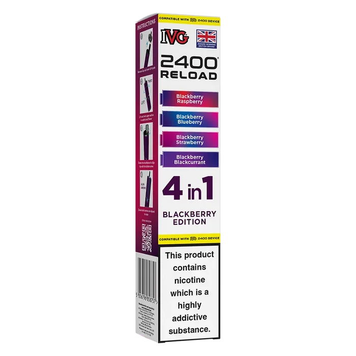 IVG 2400 4in1 Multi Flavour Edition Prefilled Pods