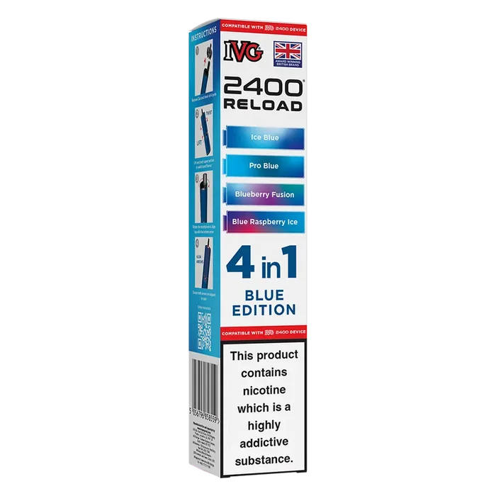 IVG 2400 4in1 Multi Flavour Edition Prefilled Pods