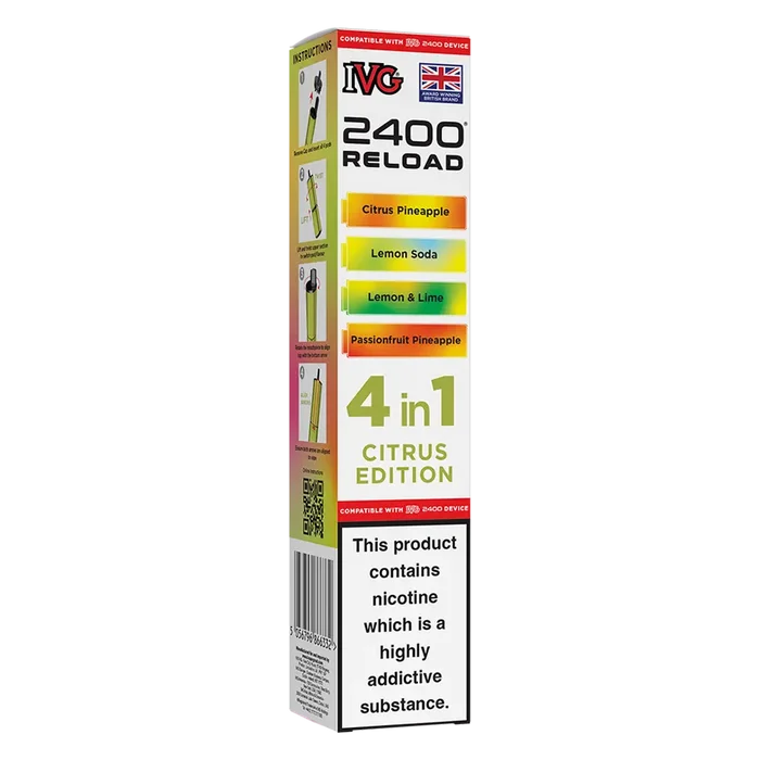 IVG 2400 4in1 Multi Flavour Edition Prefilled Pods