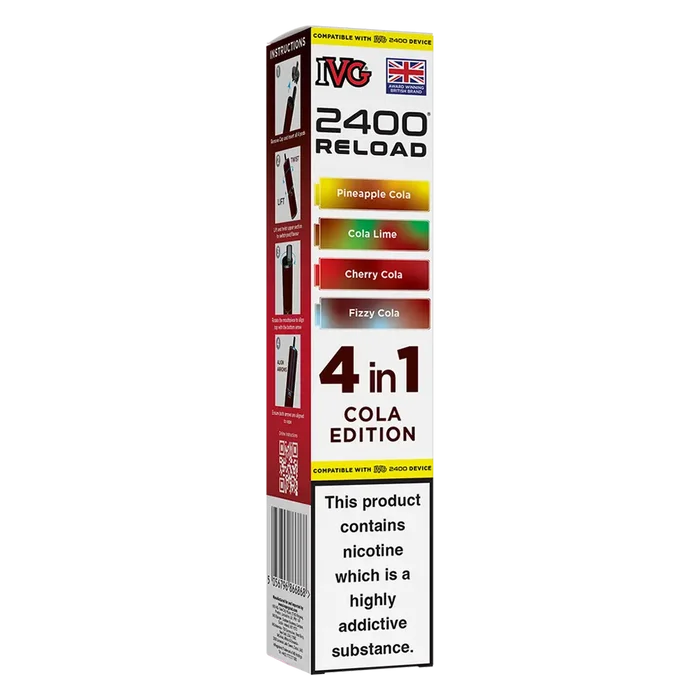 IVG 2400 4in1 Multi Flavour Edition Prefilled Pods