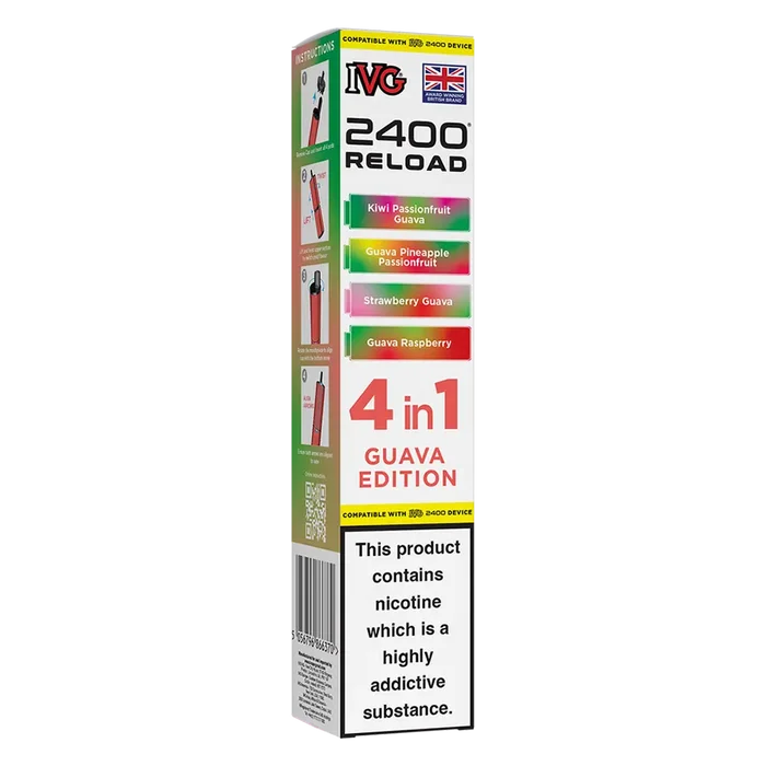 IVG 2400 4in1 Multi Flavour Edition Prefilled Pods