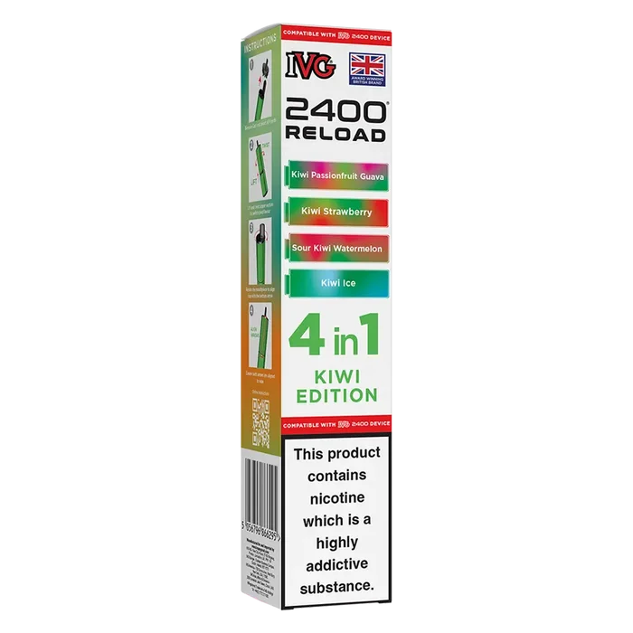 IVG 2400 4in1 Multi Flavour Edition Prefilled Pods