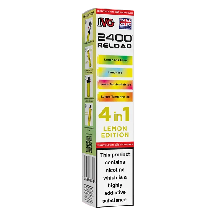 IVG 2400 4in1 Multi Flavour Edition Prefilled Pods