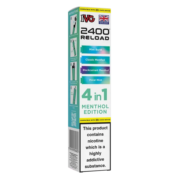 IVG 2400 4in1 Multi Flavour Edition Prefilled Pods