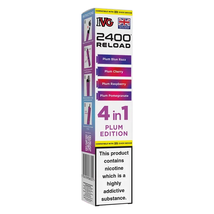 IVG 2400 4in1 Multi Flavour Edition Prefilled Pods