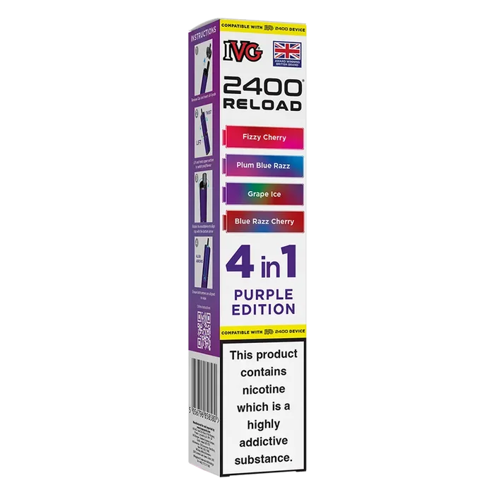 IVG 2400 4in1 Multi Flavour Edition Prefilled Pods