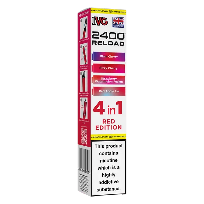 IVG 2400 4in1 Multi Flavour Edition Prefilled Pods