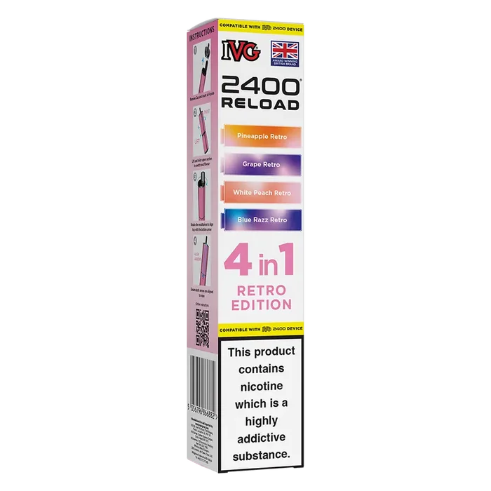 IVG 2400 4in1 Multi Flavour Edition Prefilled Pods