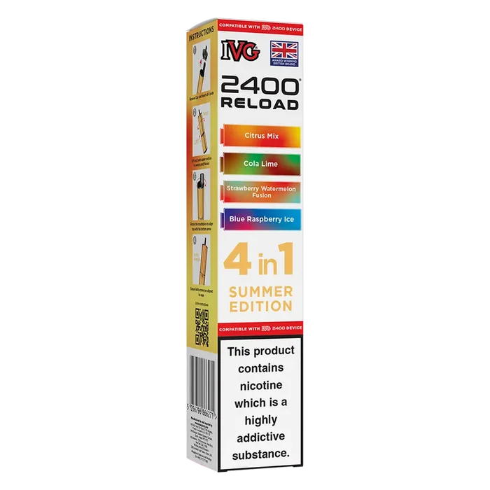 IVG 2400 4in1 Multi Flavour Edition Prefilled Pods