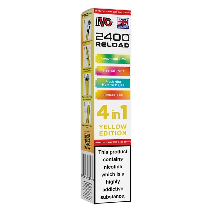 IVG 2400 4in1 Multi Flavour Edition Prefilled Pods
