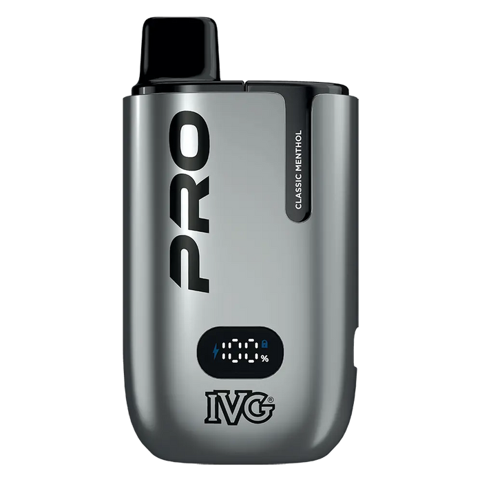 IVG Pro 12 Prefilled Pod Kit in Classic Menthol  flavor – sleek vape device with up to 12,000 puffs.