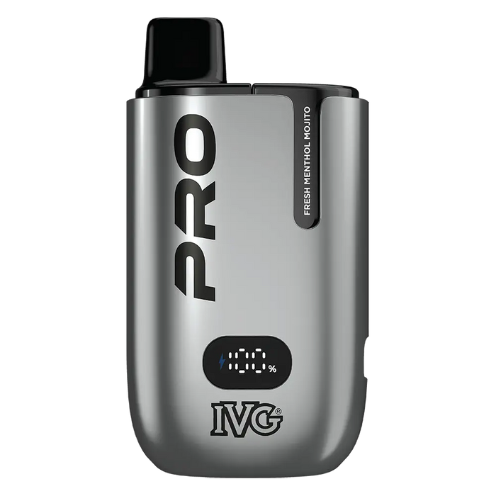 IVG Pro 12 Prefilled Pod Kit in Fresh Menthol Mojito flavor – sleek vape device with up to 12,000 puffs.