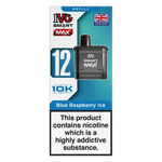 Load image into Gallery viewer, IVG Smart Max 10K Prefilled Pods in Blue Raspberry Ice – replacement prefilled pods with 2ml e-liquid capacity, delivering up to 10,000 puffs in sweet Blue Raspberry Ice flavour.
