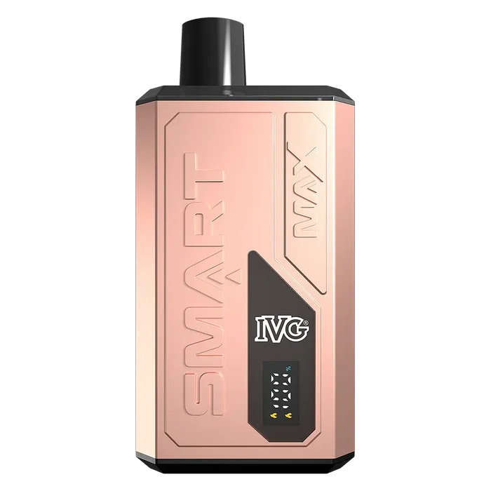 IVG Smart Max 10K Prefilled Pod Kit in Cherry Peach Lemonade – rechargeable pod system with 850mAh battery, up to 10,000 puffs, and prefilled pods in sweet Banana Ice flavour.