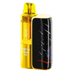 Load image into Gallery viewer, JNR P4 Stellarc 100K Prefilled Pod Kit in Summer Peach Ice / Green Apple Peach – high-capacity pod vape kit with up to 100,000 puffs and rechargeable design.
