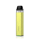 Load image into Gallery viewer, Vaporesso XROS 3 Mini Pod Kit in Lemon Yellow – ultra-compact and stylish pod system with a built-in 1000mAh battery, COREX coil technology, and hassle-free draw-activated vaping.
