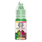 Load image into Gallery viewer, 10ml bottle of Lost Daisy 5000 Bar Nic Salt E-Liquid in Kiwi Passionfuit Guava flavor, smooth nicotine salt formula designed for pod kits and mouth-to-lung vaping.
