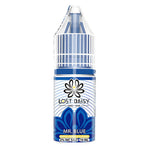 Load image into Gallery viewer, 10ml bottle of Lost Daisy 5000 Bar Nic Salt E-Liquid in Mr. Blue flavor, smooth nicotine salt formula designed for pod kits and mouth-to-lung vaping.
