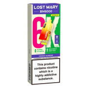 Lost Mary BM6000 Big Puff Kit in Hawaii-Sunrise flavor – bold disposable vape with up to 6,000 puffs.