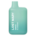 Load image into Gallery viewer, Lost Mary BM600 Prefilled Pod Kit in Blueberry flavor, a compact and stylish, prefilled and ready to use with smooth nicotine salt e-liquid for a satisfying vaping experience.

