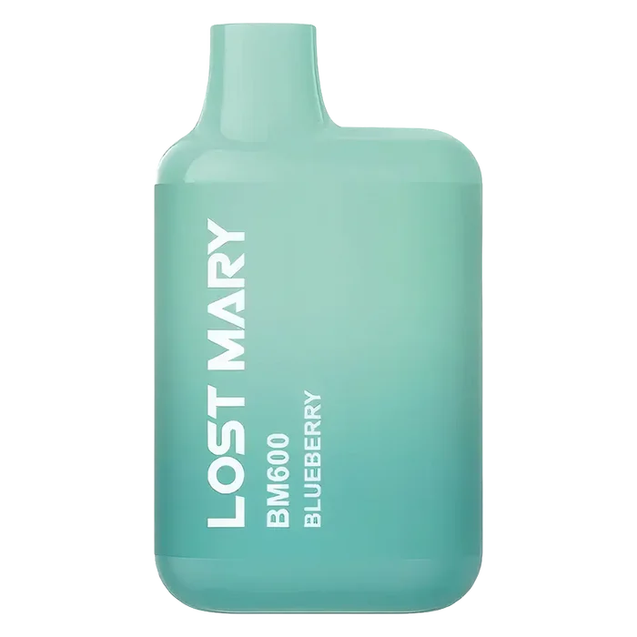 Lost Mary BM600 Prefilled Pod Kit in Blueberry flavor, a compact and stylish, prefilled and ready to use with smooth nicotine salt e-liquid for a satisfying vaping experience.