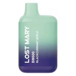 Load image into Gallery viewer, Lost Mary BM600 Blackcurrant Apple Pod Kit – disposable prefilled vape with 600 puffs and 20mg nicotine strength.
