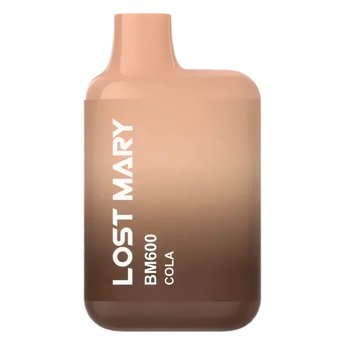 Lost Mary BM600 Cola Pod Kit – disposable prefilled vape with 600 puffs and 20mg nicotine strength.