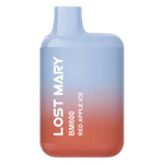 Load image into Gallery viewer, Lost Mary BM600 Red Apple Ice Pod Kit – disposable prefilled vape with 600 puffs and 20mg nicotine strength.
