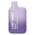 Load image into Gallery viewer, Lost Mary BM600 Triple Berry Ice Pod Kit – disposable prefilled vape with 600 puffs and 20mg nicotine strength.
