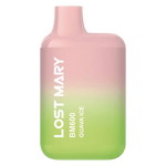 Load image into Gallery viewer, Lost Mary BM600 Guava Ice Pod Kit – disposable prefilled vape with 600 puffs and 20mg nicotine strength.

