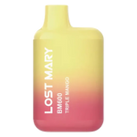 Load image into Gallery viewer, Lost Mary BM600 Prefilled Pod Kit in Triple Mango flavor, a compact and stylish, prefilled and ready to use with smooth nicotine salt e-liquid for a satisfying vaping experience.
