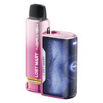 Load image into Gallery viewer, Lost Mary Nera Fullview Prefilled Pod Kit in Strawberry Ice Edition – sleek vape device with full-view design, up to 6,000 puffs.
