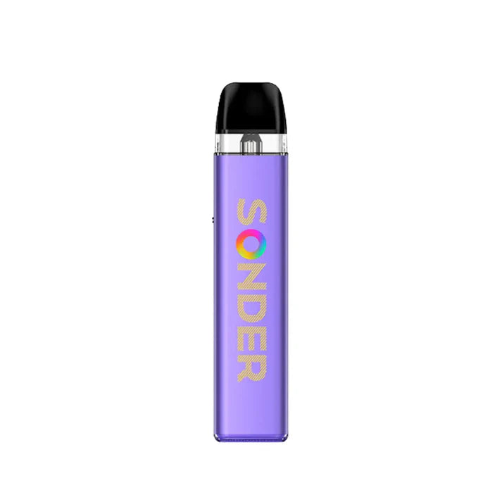 GeekVape Sonder Q2 Vape Kit in Metallic Purple – sleek and lightweight vape device with a smooth auto-draw activation, and reliable everyday performance.