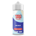 Load image into Gallery viewer, 100ml shortfill bottle of Fizzy Juice 50000 E-Liquid in Mr. Blue flavor, nicotine-free with space for nic shots, ideal for sub-ohm devices and cloud chasing.
